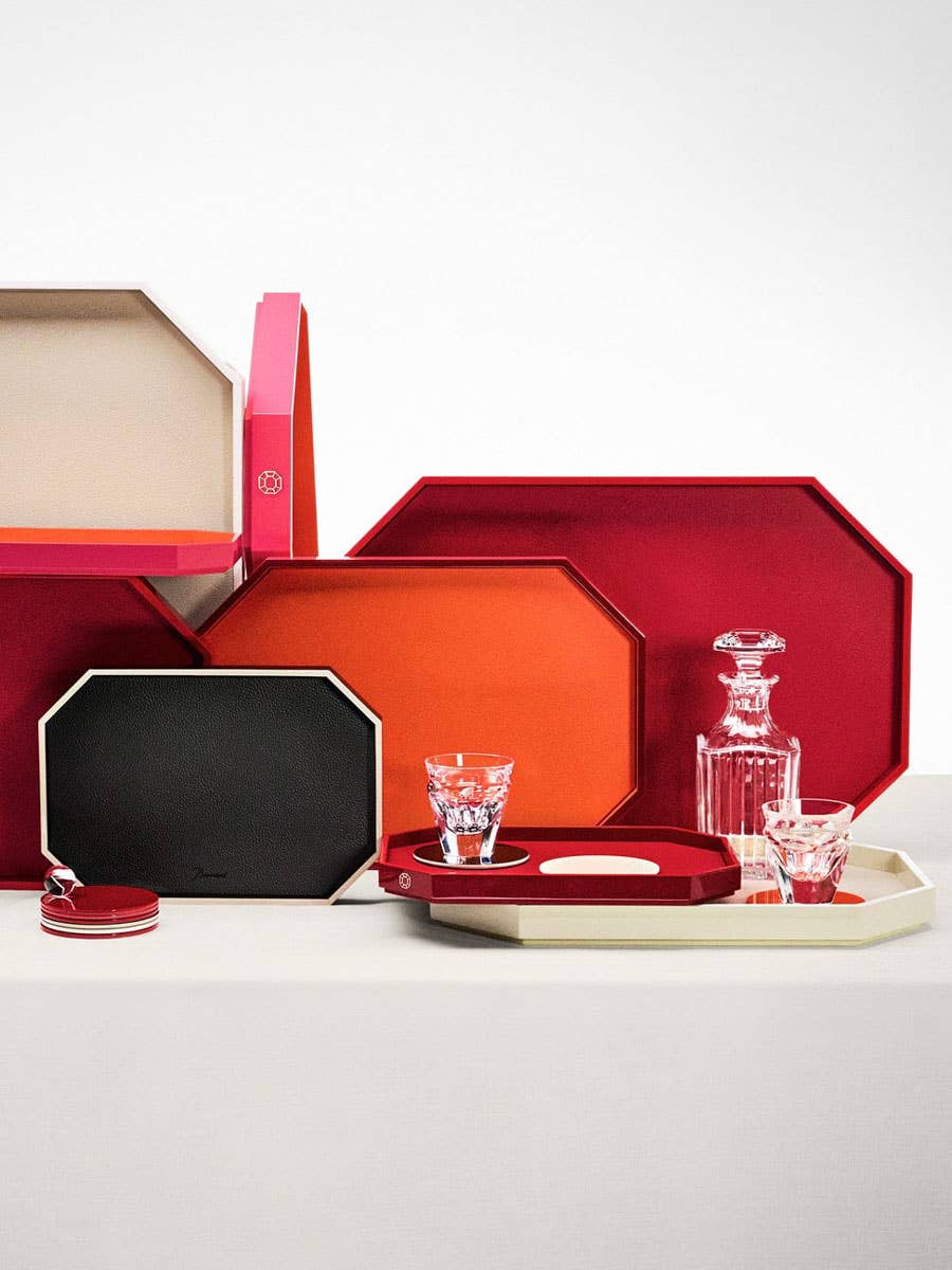 Shop our collection of Baccarat Trays & Coasters