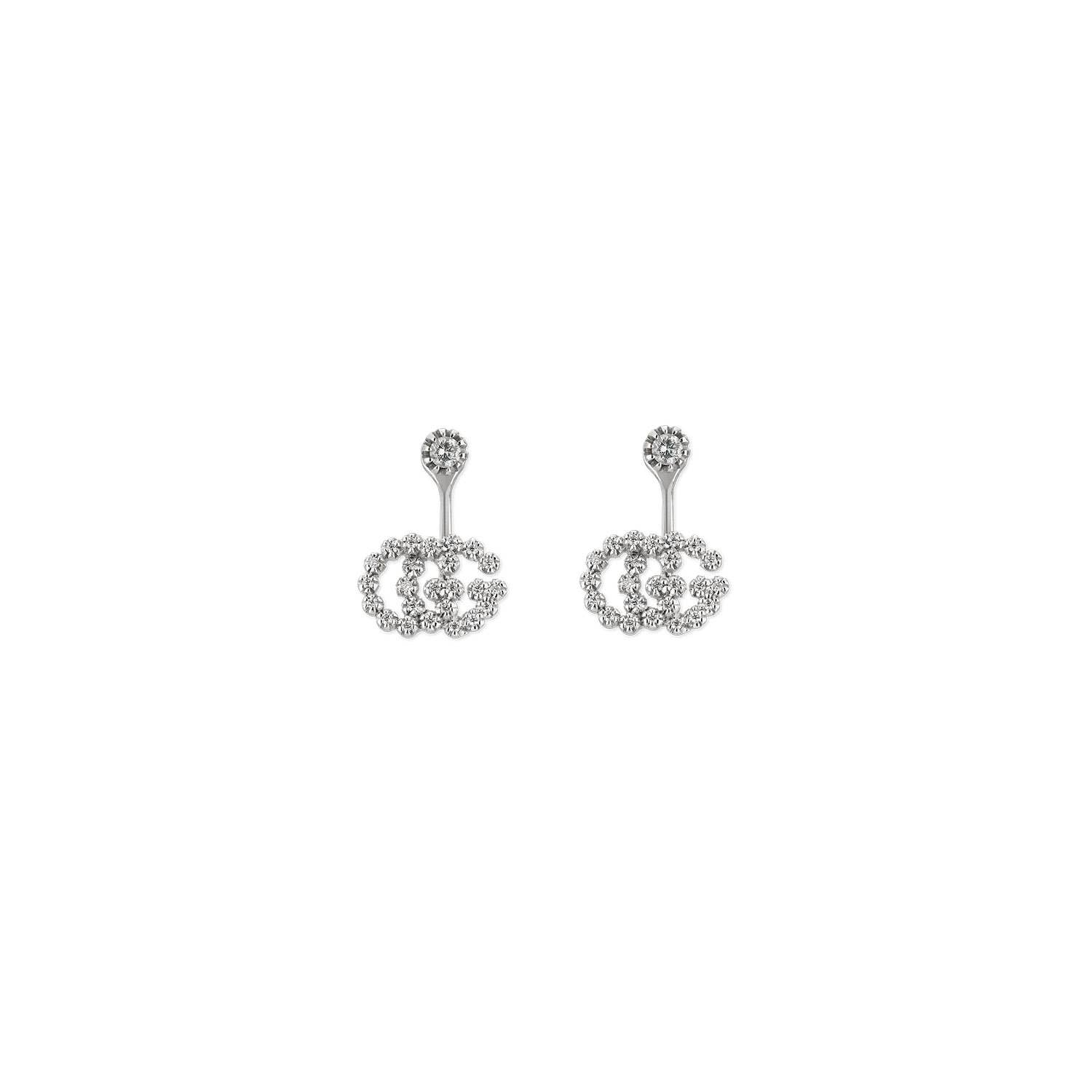 diamond gucci earrings