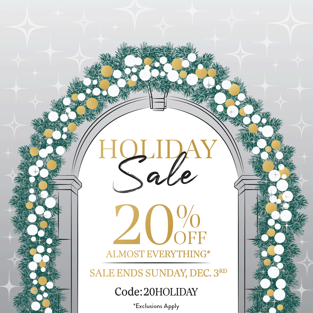 Shop GEARYS Holiday Sale and enjoy 20% off almost everything*. Sale ends Dec. 3rd.