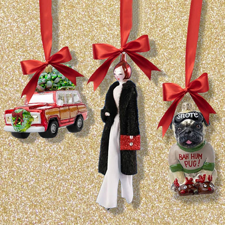 Shop our Christmas ornament collection, including the Christopher Radio Christmas Wishes Wreath Ornament
