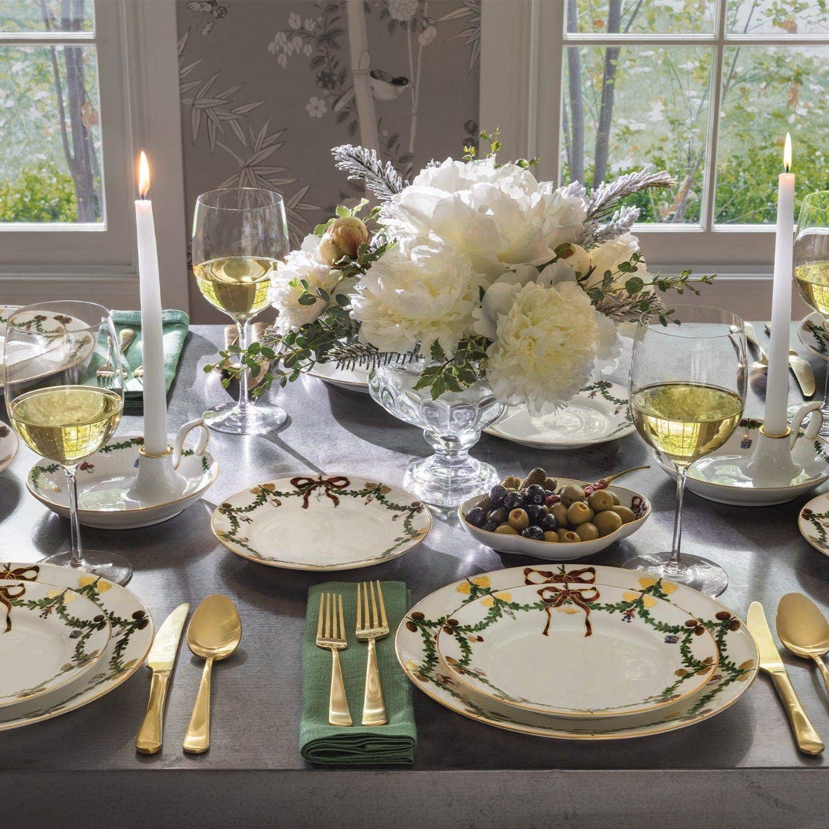 Shop Holiday Entertaining, including the Herend Christmas dessert plate & decor