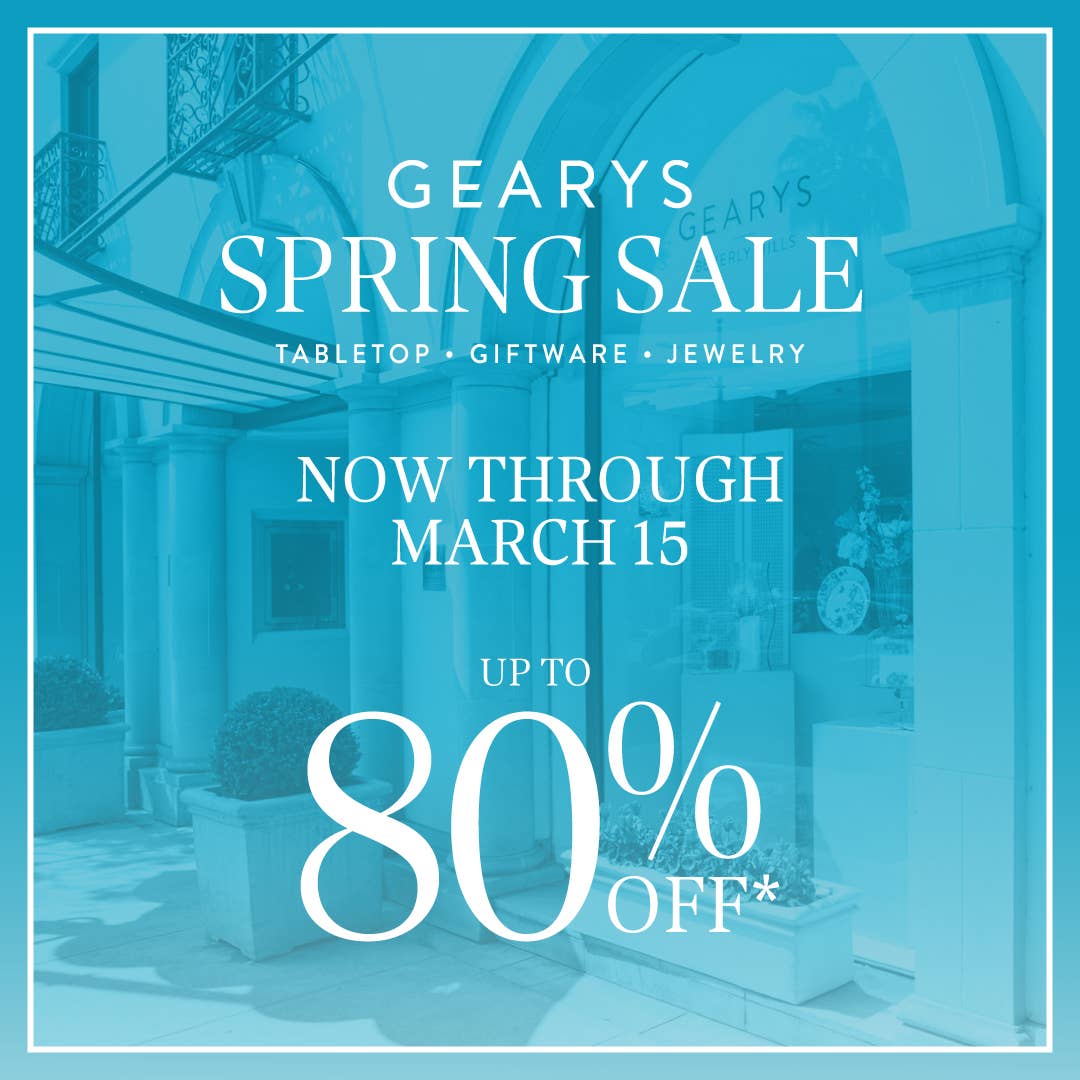 Save up to 80%* at GEARYS Spring Sale from March 12-15