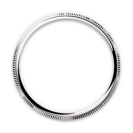 Domed and fluted bezel