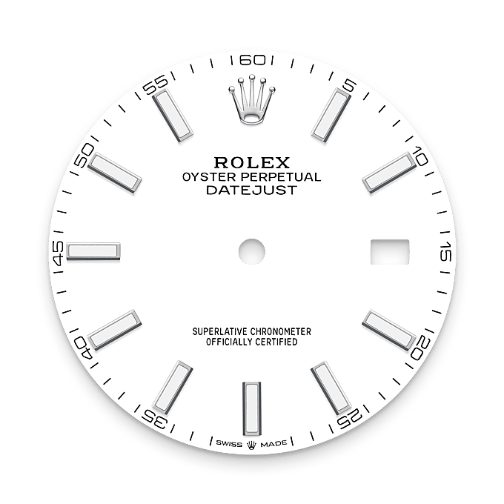 White dial