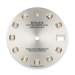 Silver dial