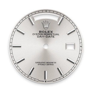 Silver dial